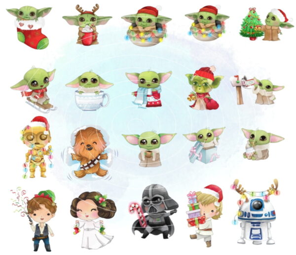 Mega Kit Digital - Star Wars Aquarela (cod. 0095) - Image 4