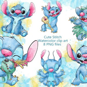 Kit Digital - Stitch Aquarela 2