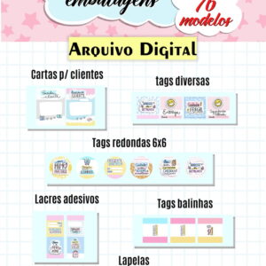 Kit Digital Tags para Embalagens