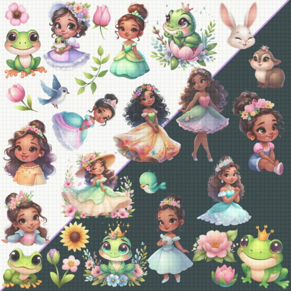 Kit Digital Taiana Princesa e o Sapo - Imagem 2