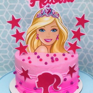 Kit Digital Topo de Bolo Barbie Princesa