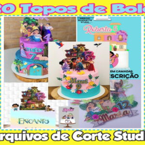 Kit Digital Topo de Bolo Encanto
