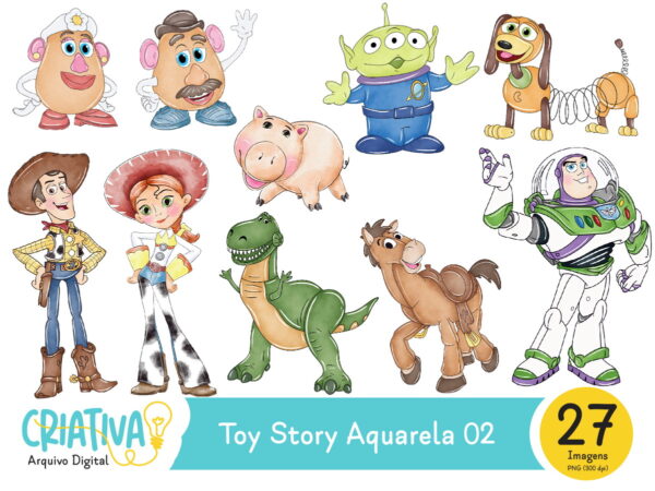 Kit Digital - Toy Story Aquarela 02