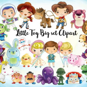 Kit Digital Toy Story Aquarela 1666