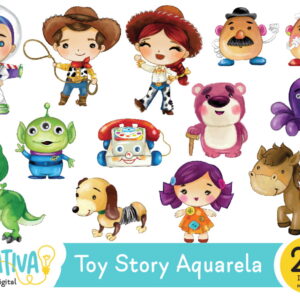 Kit Digital - Toy Story Aquarela