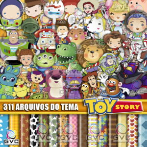 Kit Digital Toy Story Cute Baby e Aquarela