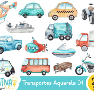 Kit Digital - Transportes Aquarela