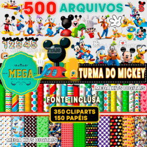 Kit Digital Turma do Mickey