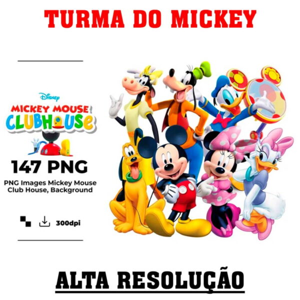 Kit Digital Turma Do Mickey