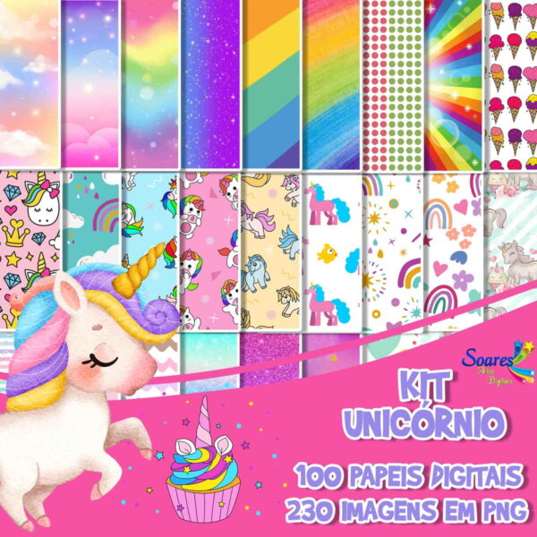 Kit Digital Unicórnio + Brindes - Image 2
