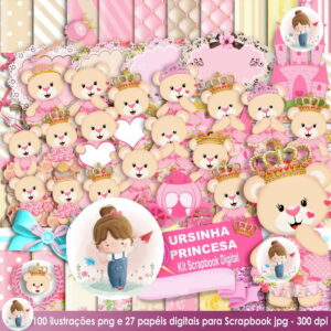 Kit Digital - Ursa Princesa