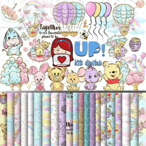 Kit Digital Ursinho Pooh