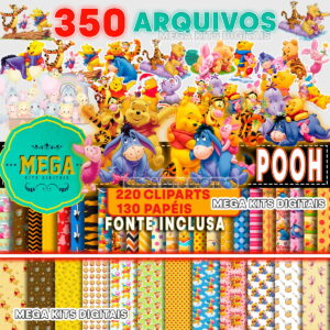 Kit Digital Ursinho Pooh