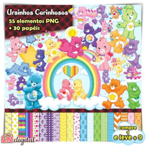 Kit Digital Ursinhos Carinhosos
