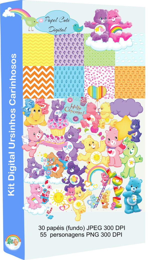 Kit Digital Ursinhos Carinhosos a