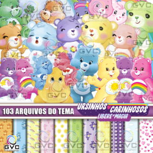 kit Digital Ursinhos Carinhosos