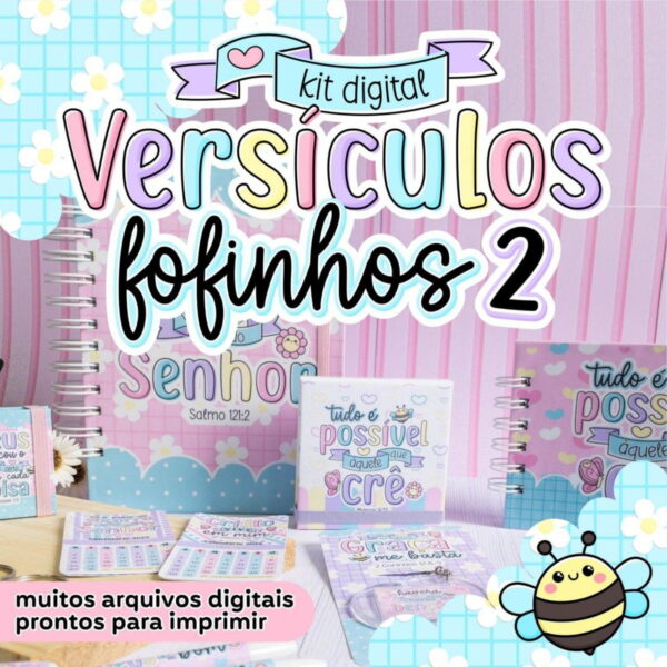 Kit Digital Versículos Fofinhos 2