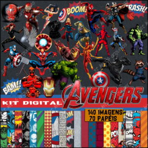 Kit Digital Vingadores