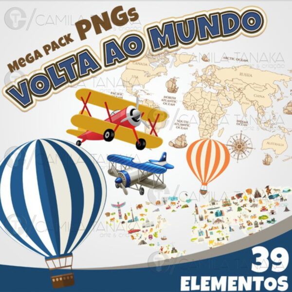 Kit Digital Volta ao Mundo (pague 1 Leve 3)