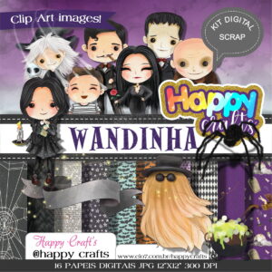 Kit Digital Wandinha 3