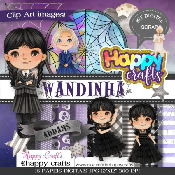 Kit Digital Wandinha 2