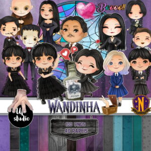 Kit Digital Wandinha