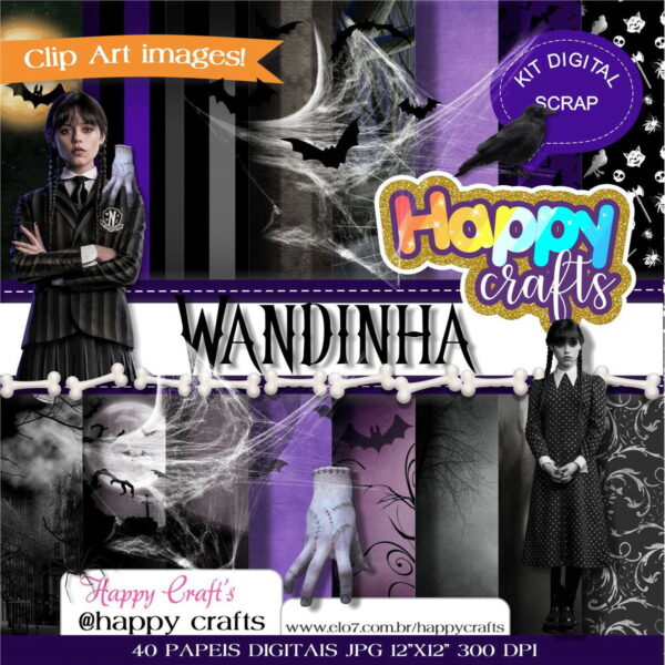 Kit Digital Wandinha