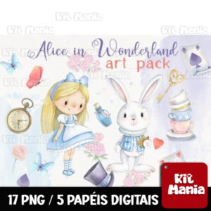Kit Digital Alice Aquarela