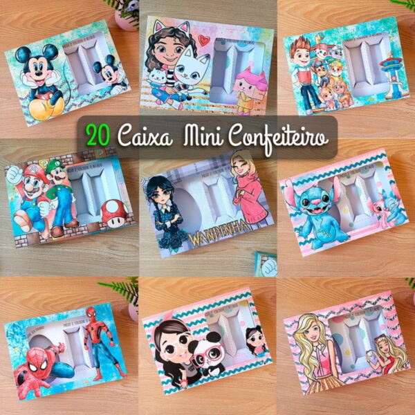 Kit Mini Confeiteiros Páscoa Aquarela - Arquivo Digital
