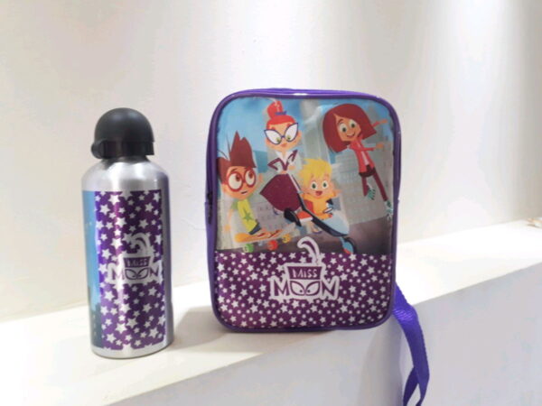 Kit Mochila com Garrafa Personalizadas Miss Moon