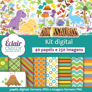 Kit Digital DINOSSAUROS