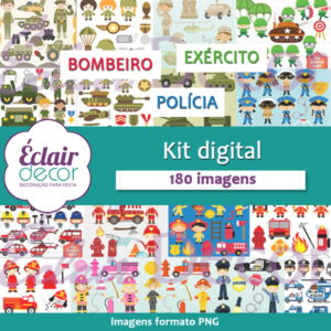 Kit Digital EXÉRCITO POLÍCIA BOMBEIRO