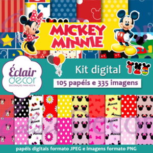 Kit Digital MICKEY E MINNIE