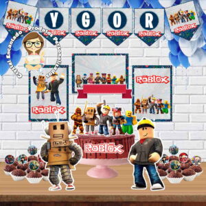 KIT SÓ UM BOLINHO ROBLOX MENINO - ARQUIVO DIGITAL