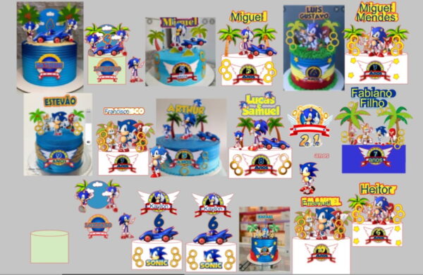 Kit Varios Topos Sonic + Arquivos a Sua Escolha - Image 2