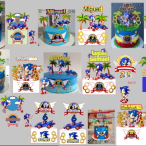 Kit Varios Topos Sonic + Arquivos a Sua Escolha