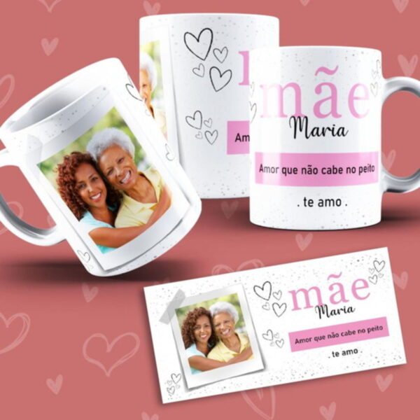 Kits Digitais para Sublimação Canecas Família Toda - Imagem 5