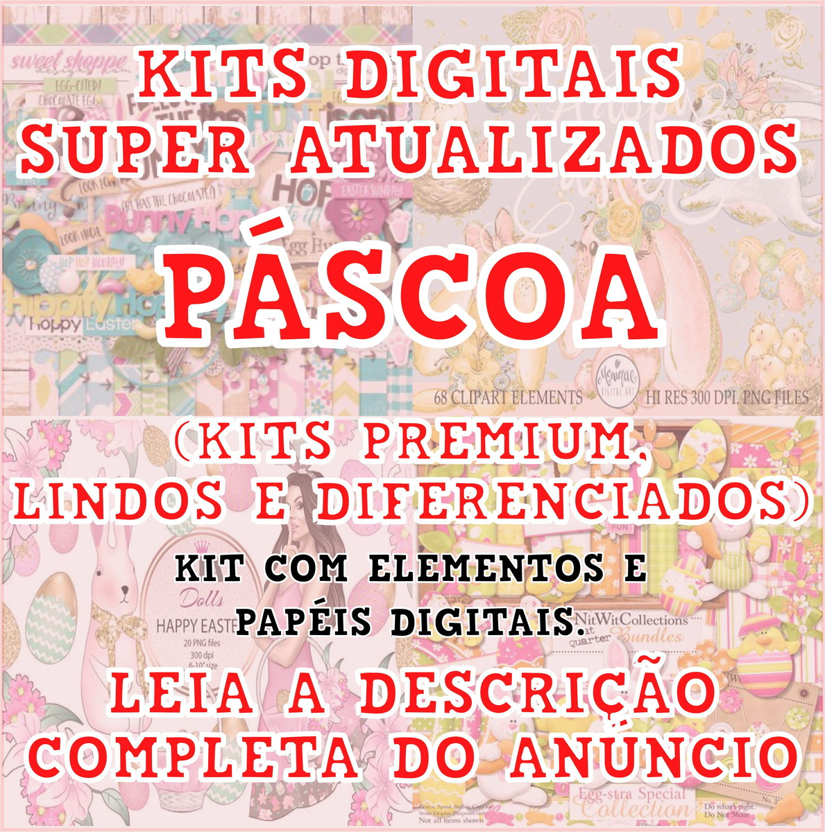 Kits Digitais Premium - Páscoa