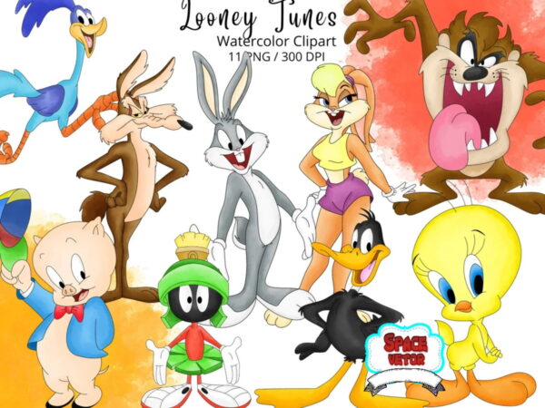 Looney Tunes Aquarela Kit Digital Compre 1 Leve 3