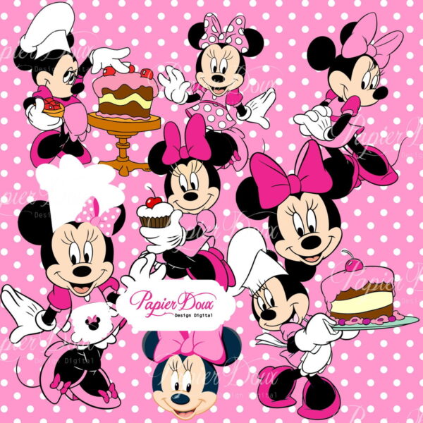 Kit Digital Minnie Confeiteira - Imagem 3