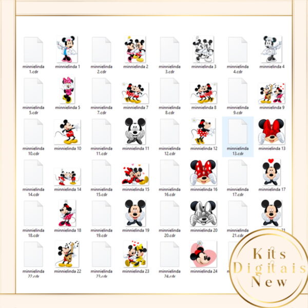 Mickey E Minnie Kit Digital - Image 2