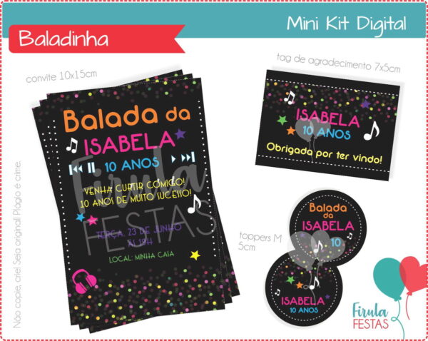 Mini Kit Digital Baladinha