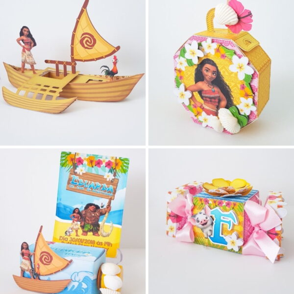 Moana - Artes Studio, pdf e Png para Festas - 1503 - Imagem 2