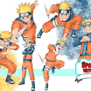 Naruto Kit Digital Aquarela Compre 1 Leve 3