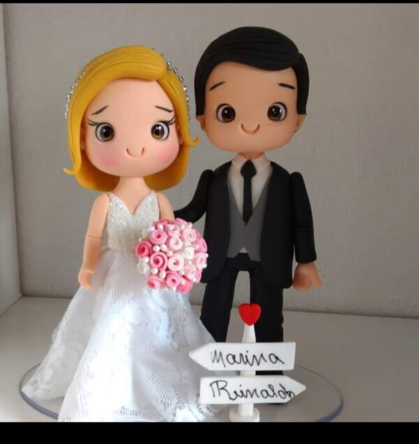 Topo de Bolo para Casamento