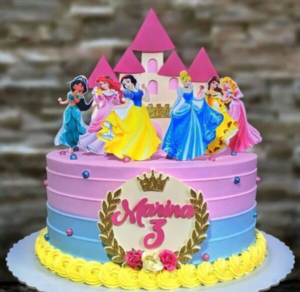 Pague 1 e Leve 2 Topo de Bolo Princesas Arquivo de Corte