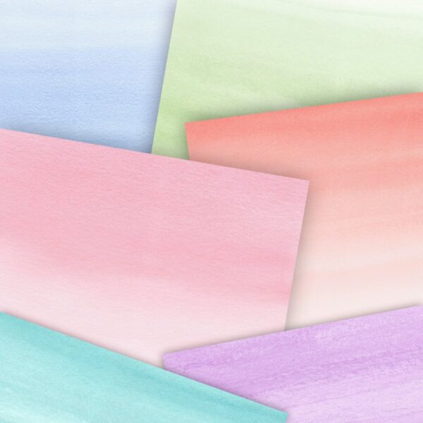 Papel Digital - Aquarela Degradê - Imagem 2