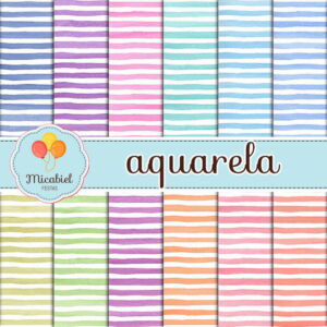 Papel Digital - Aquarela 10