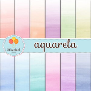 Papel Digital - Aquarela 5