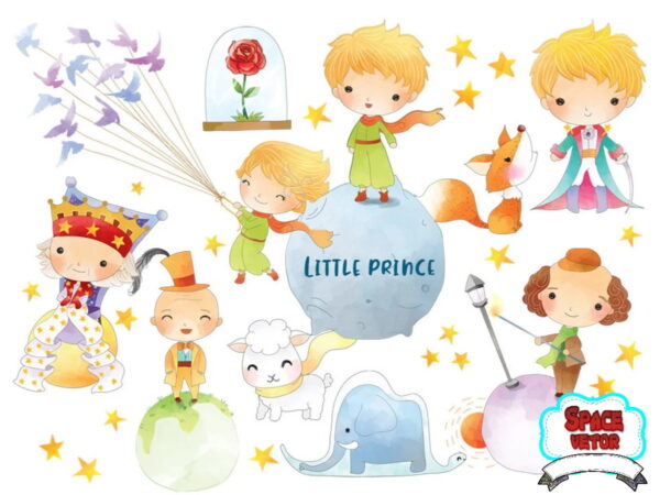 Pequeno Principe Aquarela Kit Digital Compre 1 Leve 3
